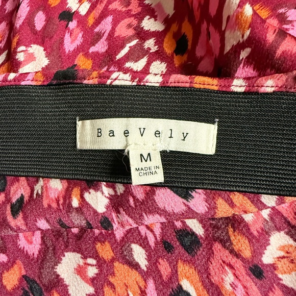 Floral Pink Women's Skirt - Picture 5 of 5